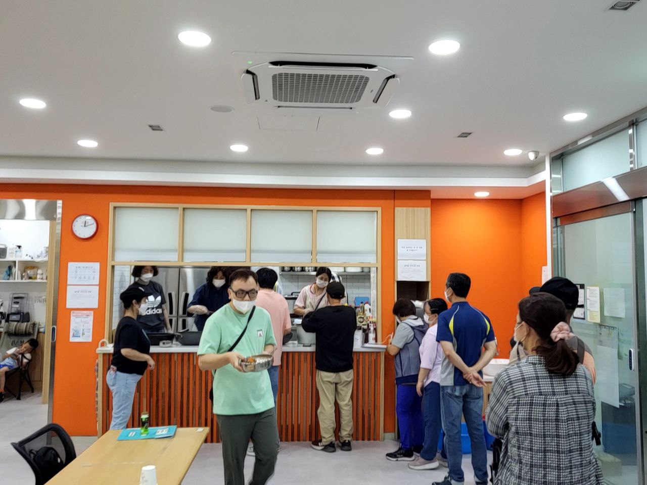 2022/07/08(금) - 점심식사(순대볶음, 떡볶이, 미역국...)