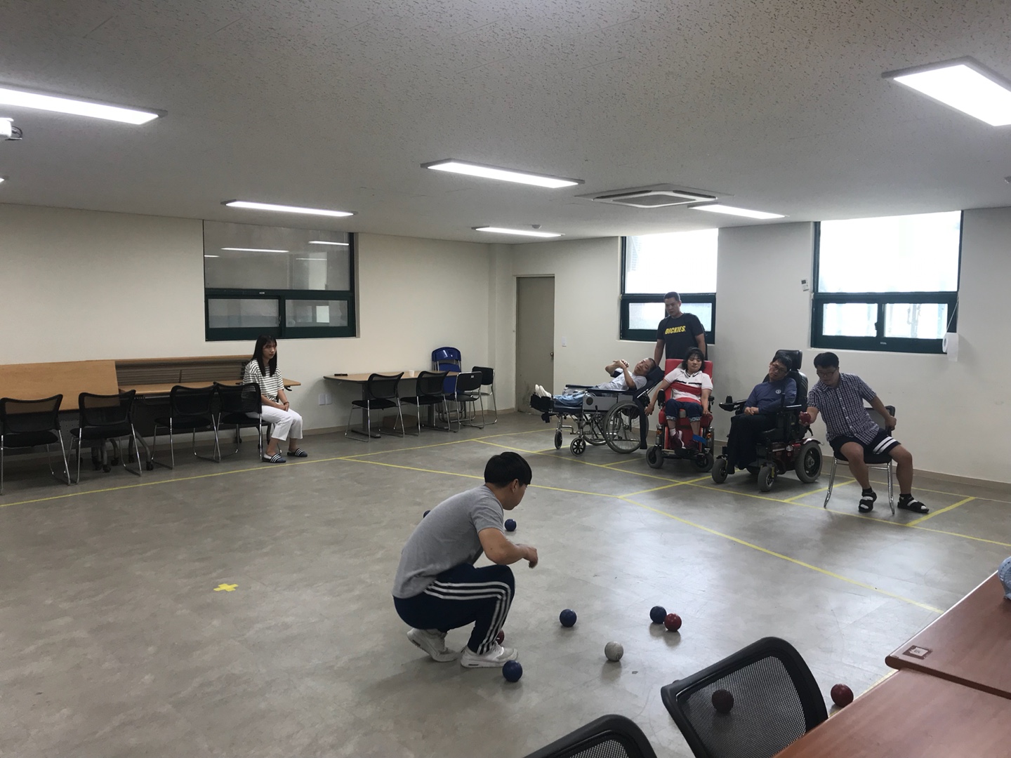 2018년 7월 19일 - 보치아수업 사진
