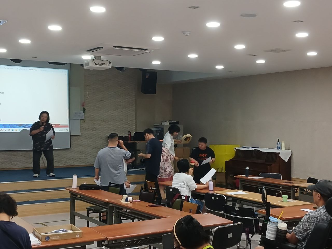 2024년 8월 22일(목) 민중가요, 동물해방 합반 수업사진