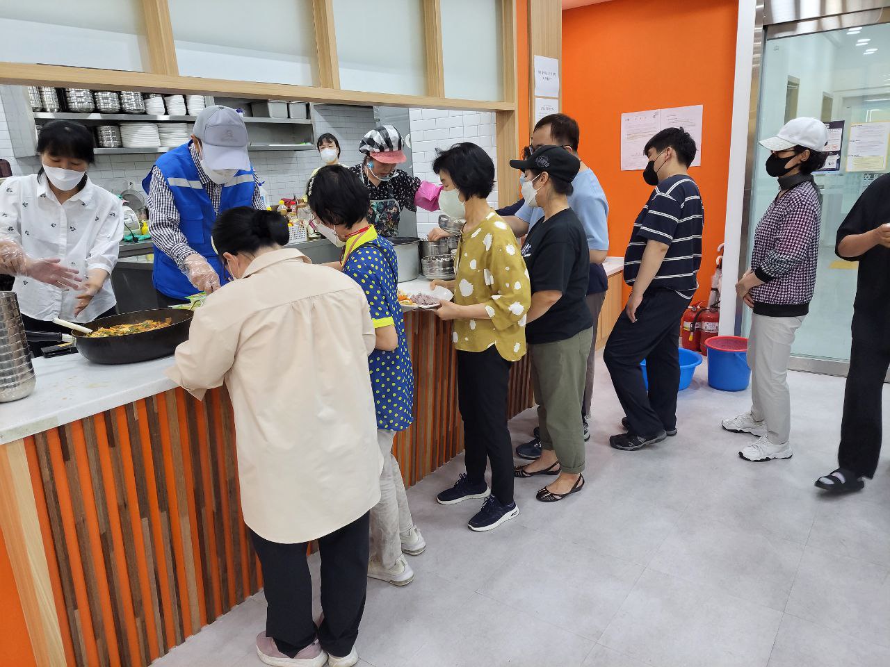 2022/06/03(금) - 점심식사(잡곡밥,돼지짜글이찌게,연두부,콩나물겨자초무침...)