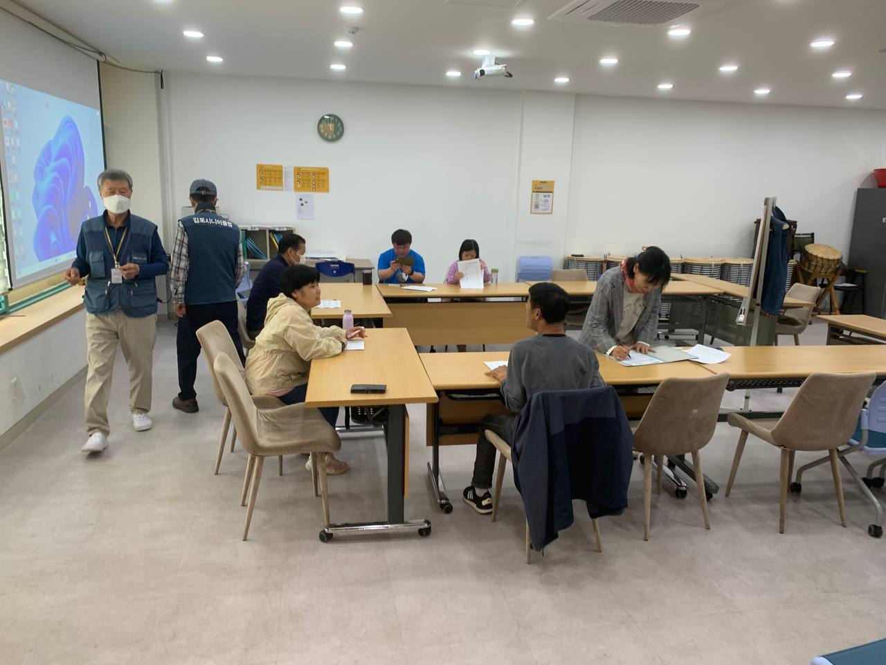 2024년 5월 7일(화) 문해수학 수업사진