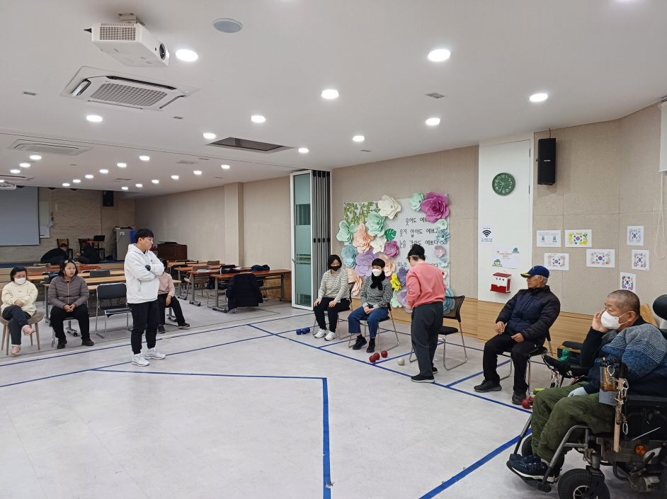 2024년 3월 4일(월) 보치아 수업 사진(1)