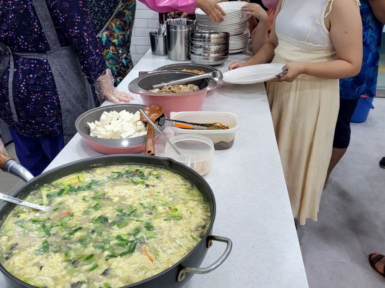 2022/07/19(화) - 점심식사(수제비, 돼지고기수육...)