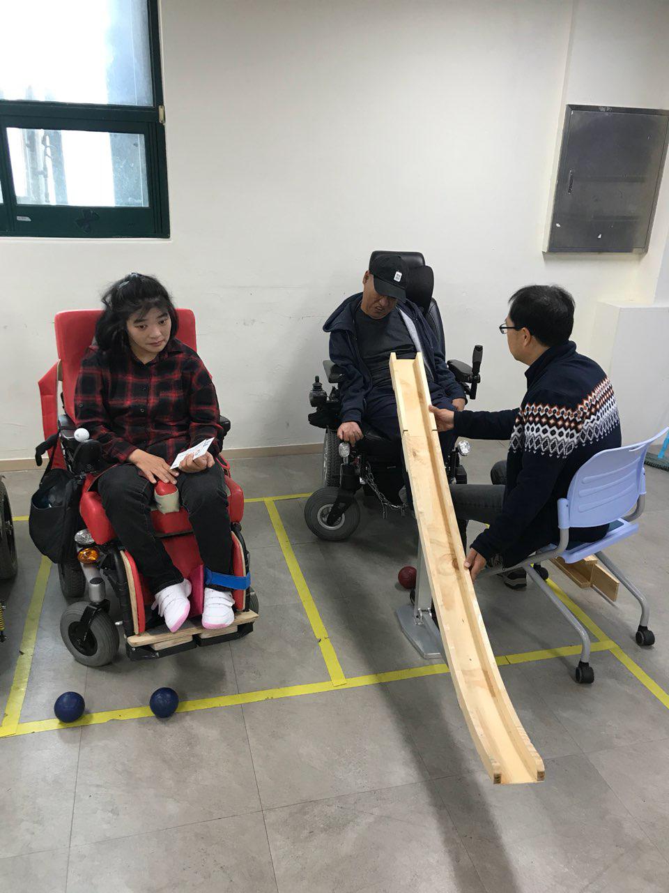 2018년 10월 22일 - 보치아수업 사진