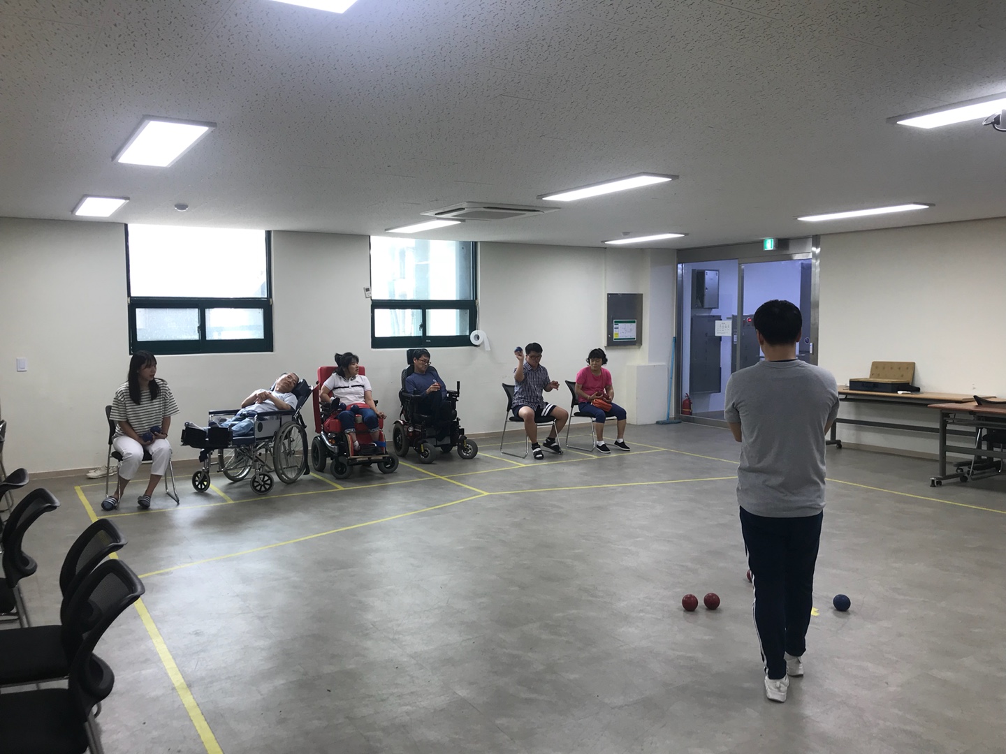 2018년 7월 19일 - 보치아수업 사진