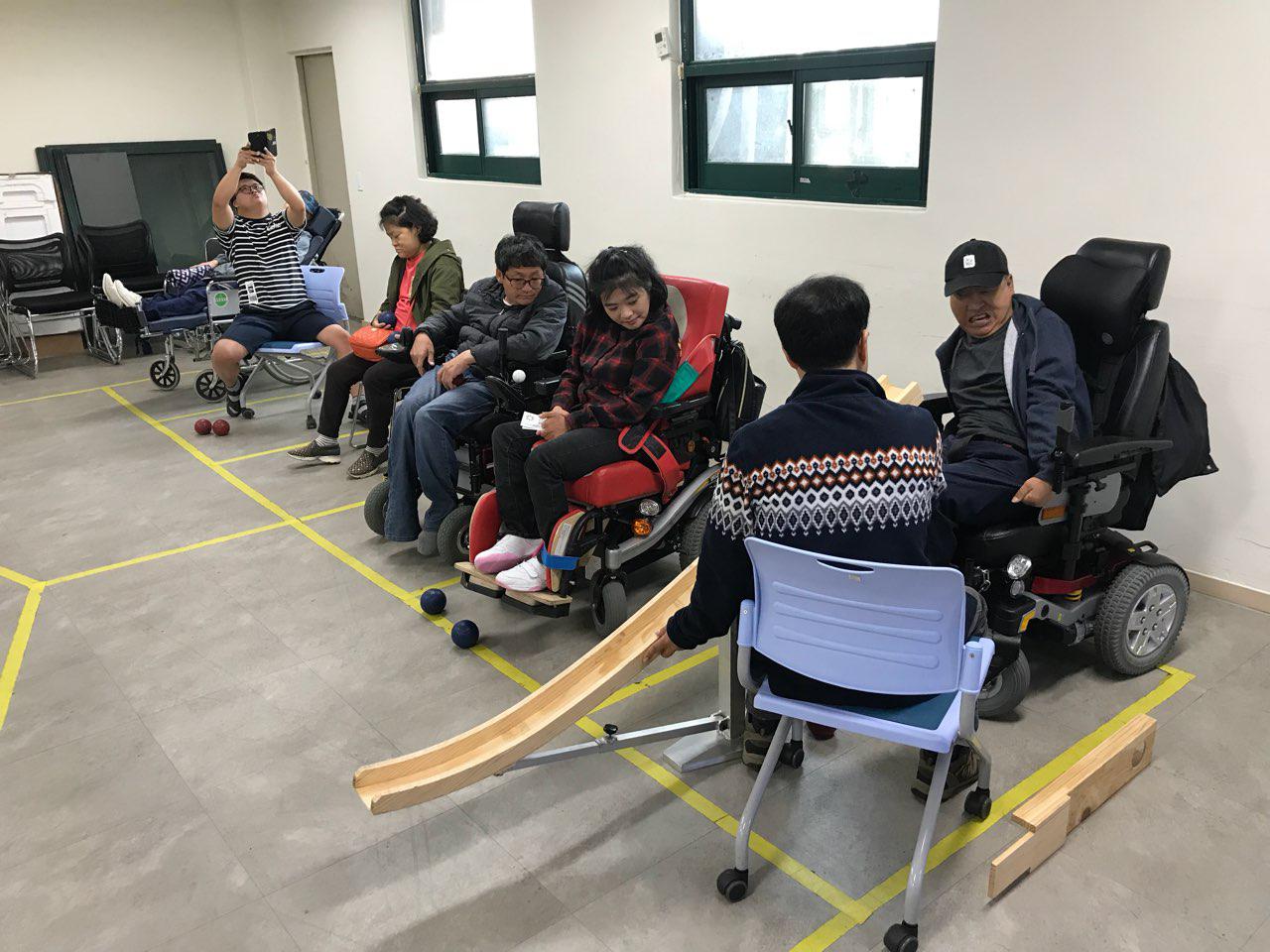 2018년 10월 22일 - 보치아수업 사진