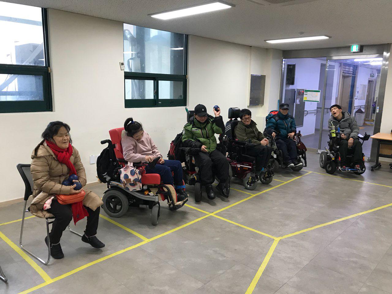 2018년 12월 10일 - 보치아수업 사진