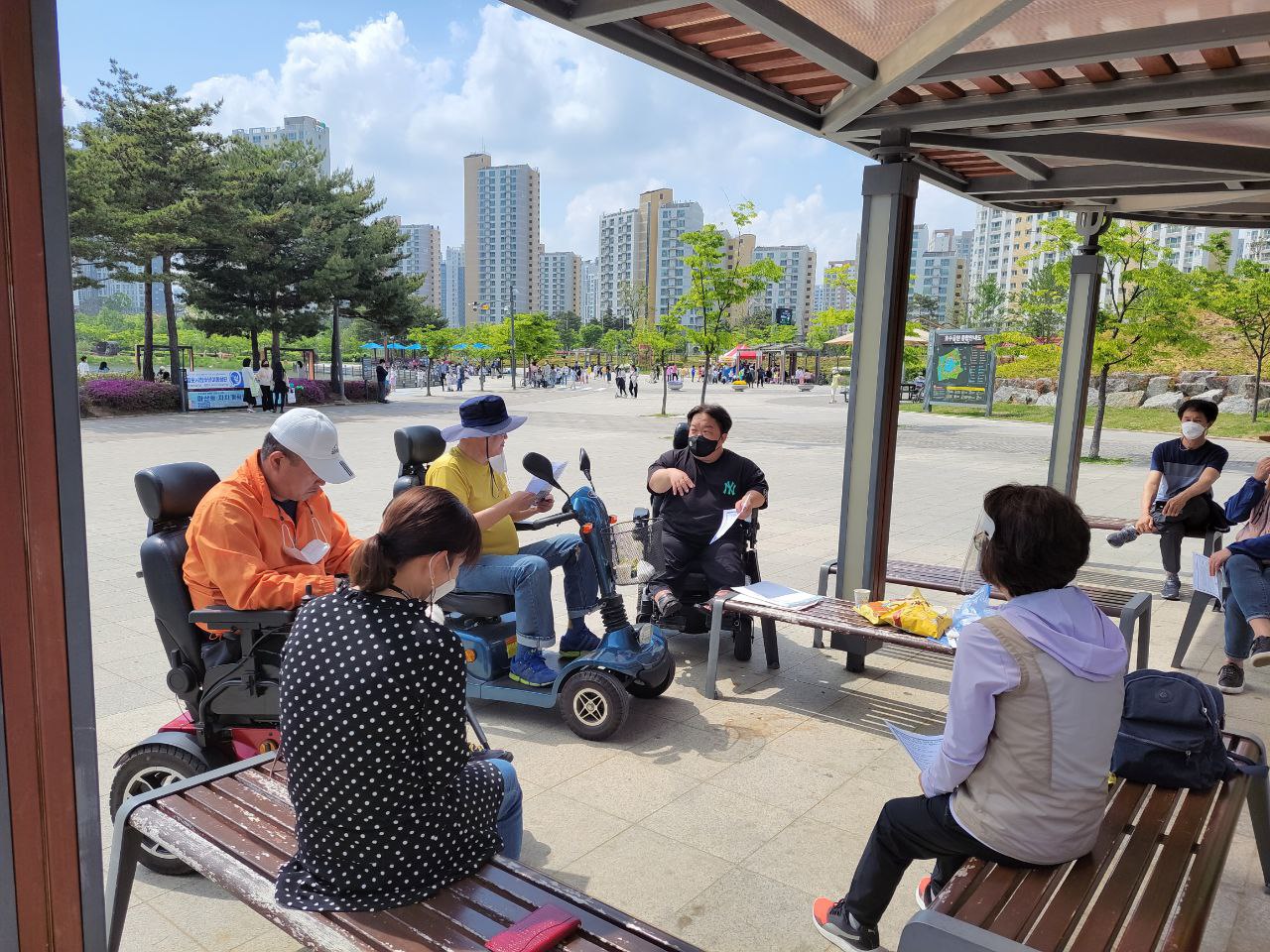 2022/05/05(목) - 구래동 호수공원 동료지원회의