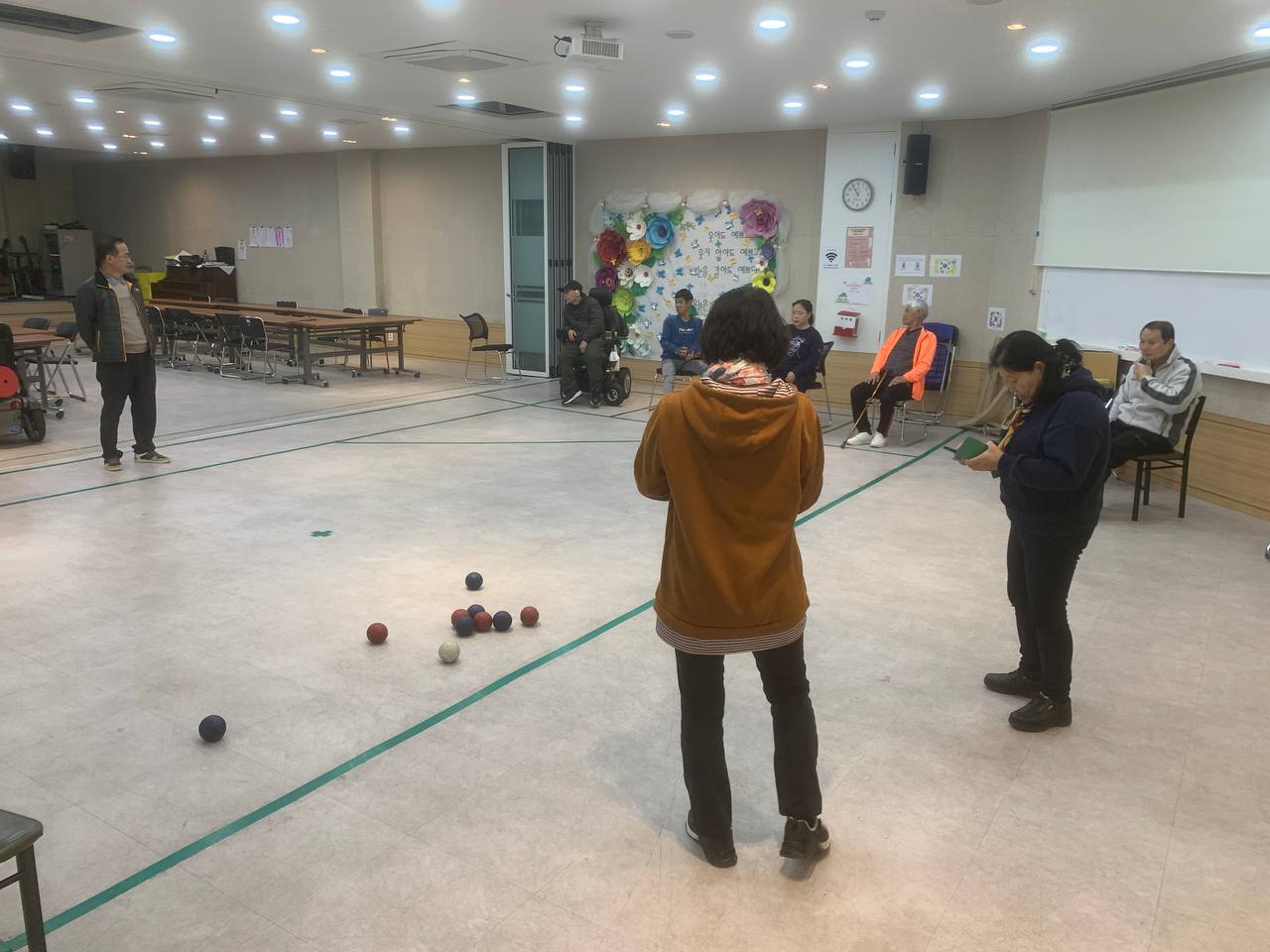 2025년 4월 2일(수) 보치아 자조모임 수업사진