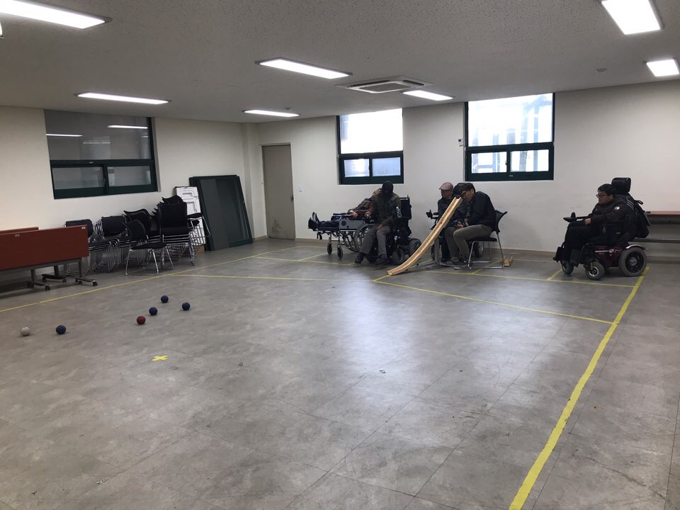 2018년 11월 05일 - 보치아수업 사진