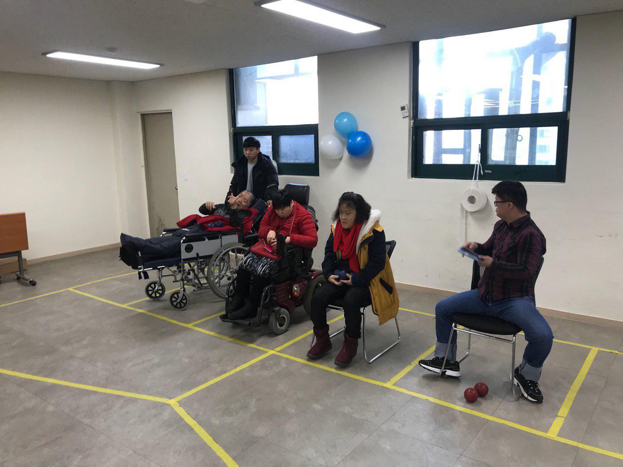 2018년 12월 31일 - 보치아수업 사진