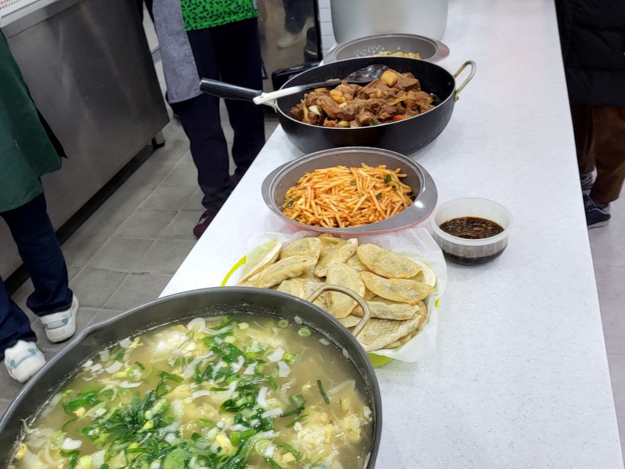 2022/12/07(수) - 점심식사(돼지갈비찜, 북어뭇국...)