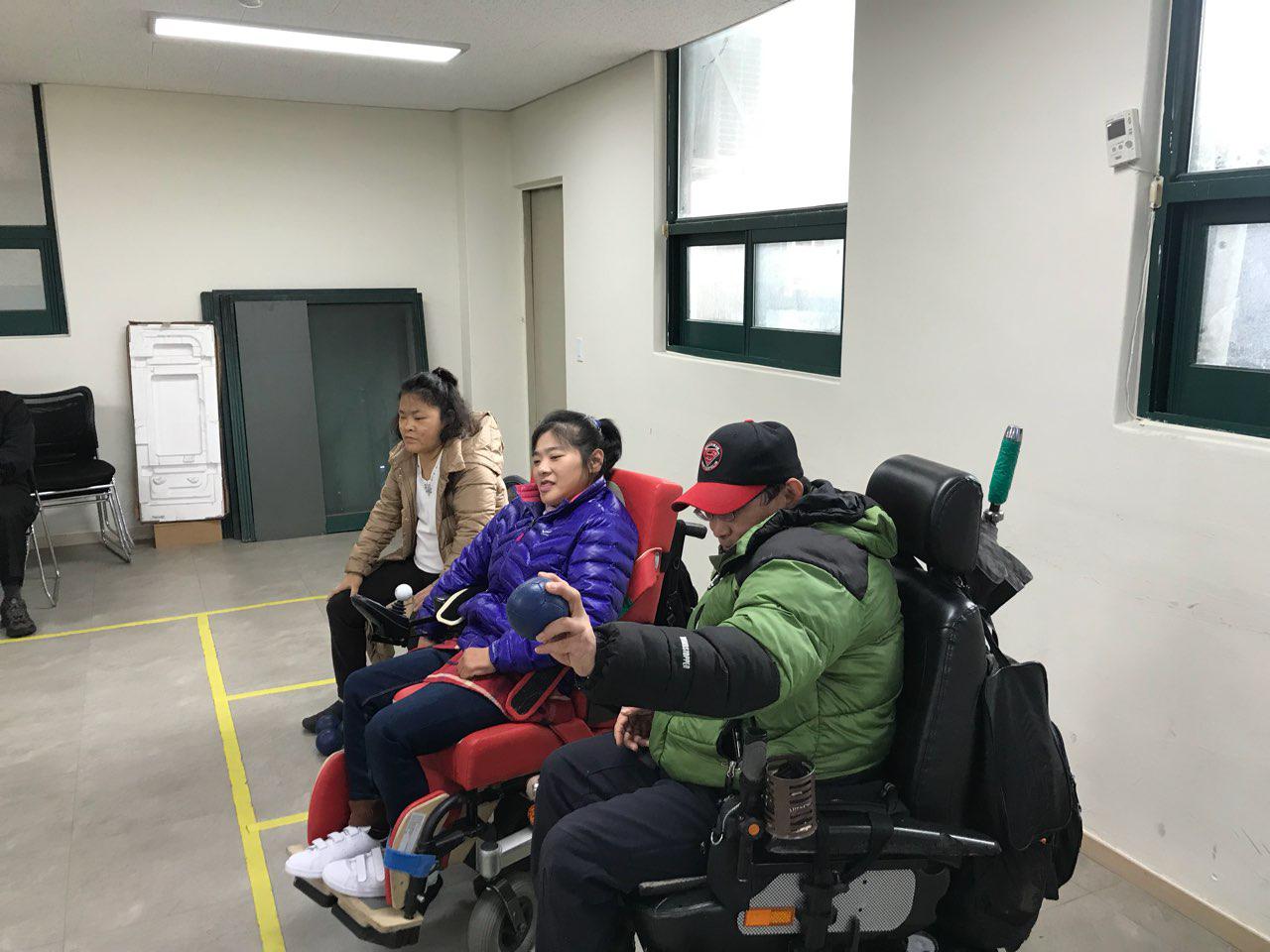 2018년 11월 19일 - 보치아수업 사진