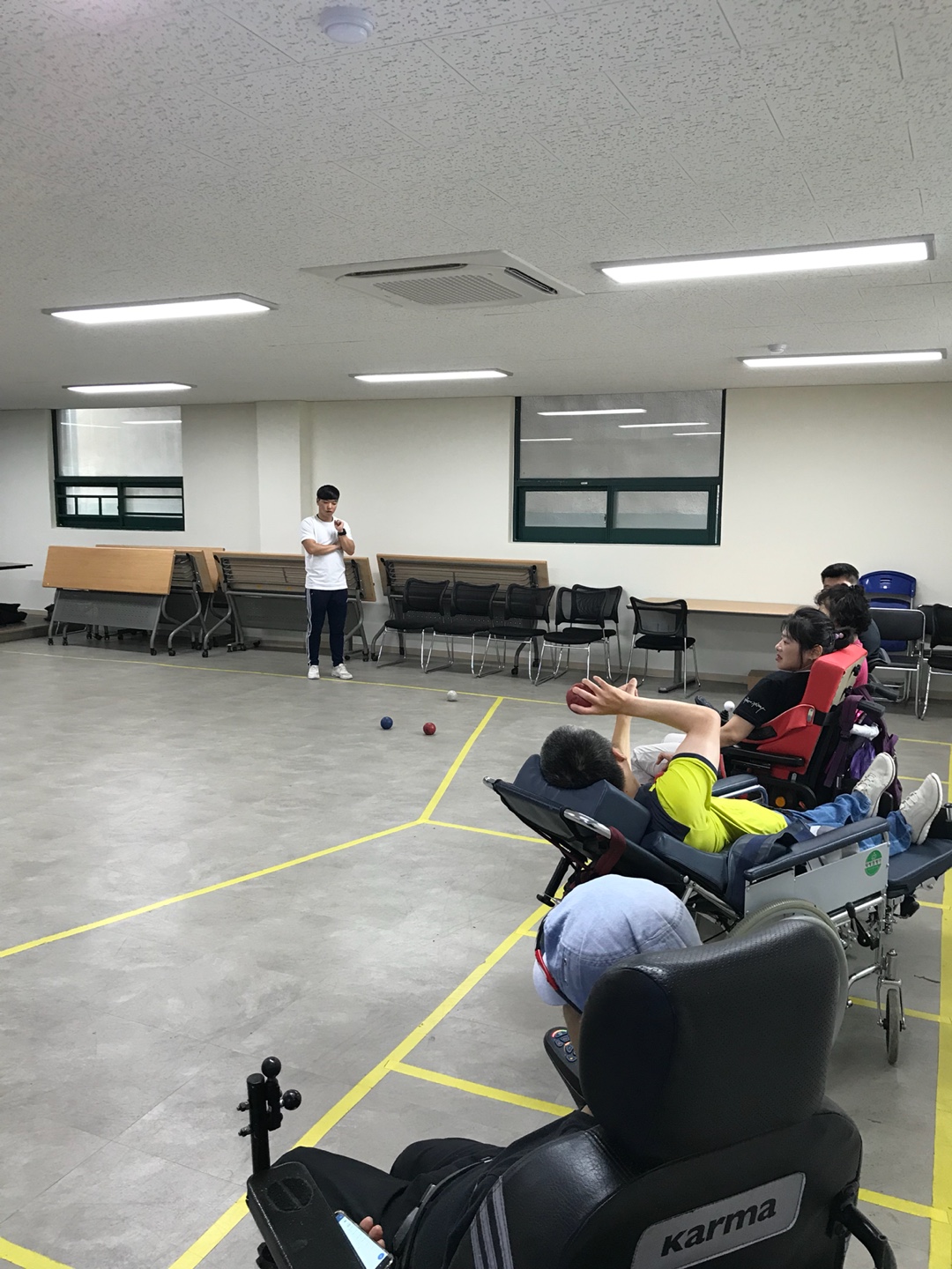 2018년 7월 5일 - 보치아수업 사진