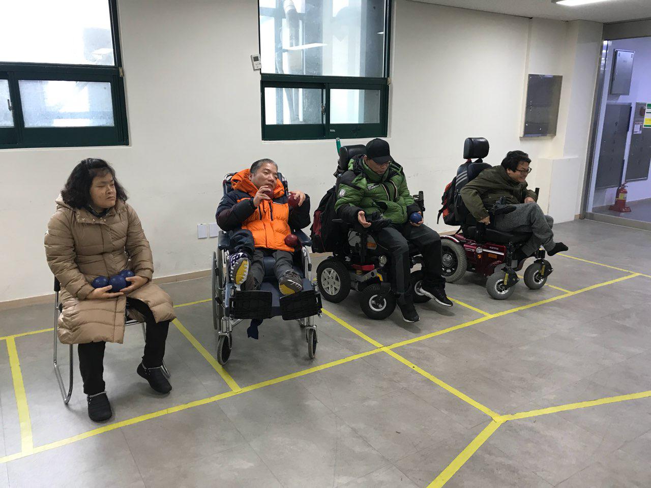 2018년 11월 26일 - 보치아수업 사진