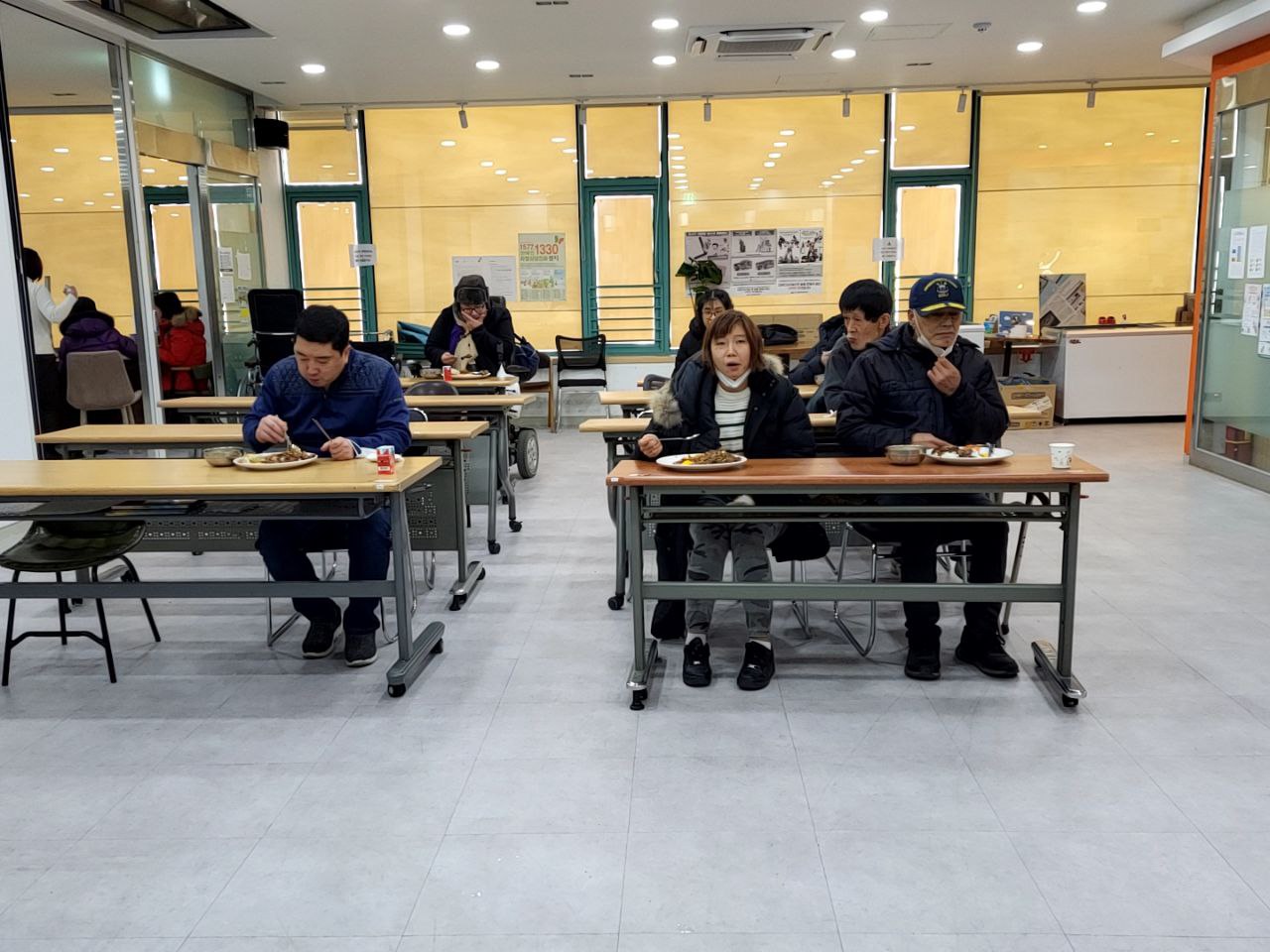2023/1/25(수)- 점심식사(짜장밥,계란파국,등심탕수육..)