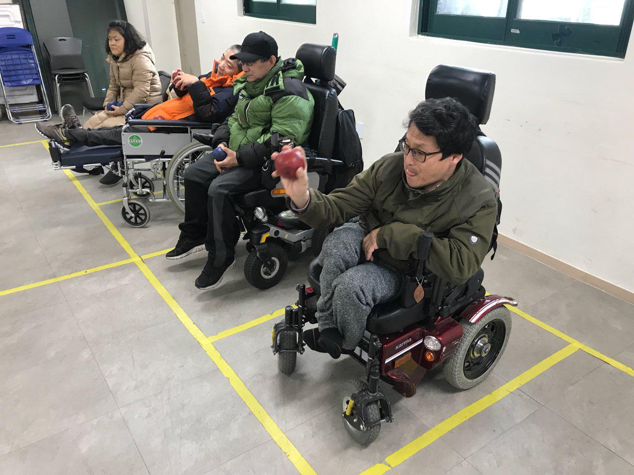 2018년 11월 26일 - 보치아수업 사진