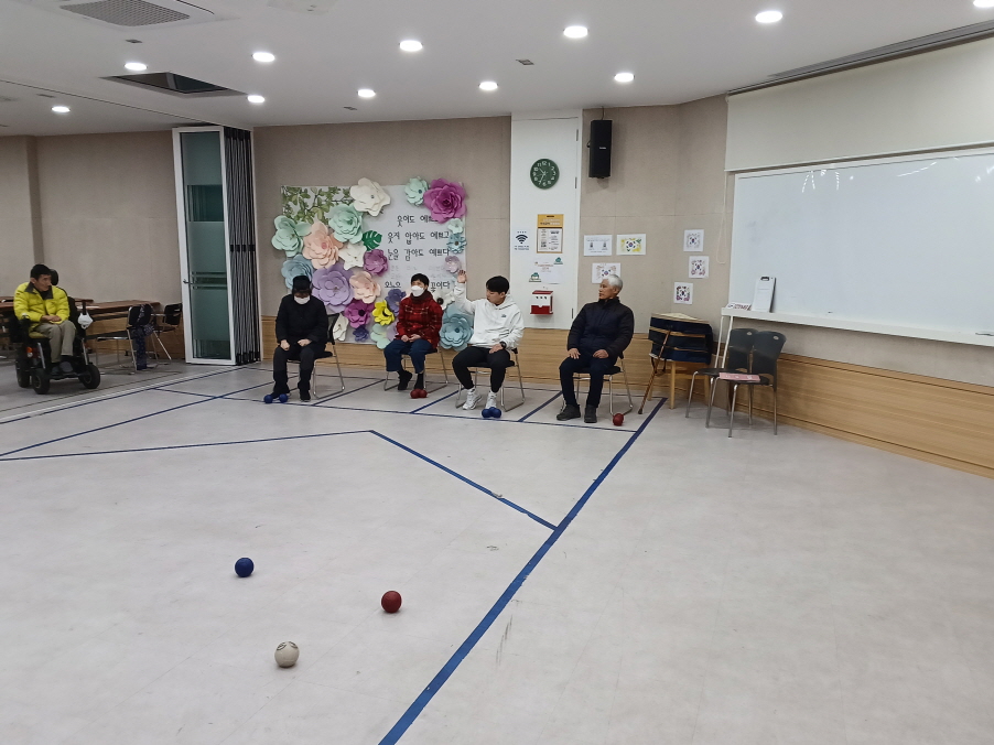 2024년 3월 18일(월) 보치아 수업 사진
