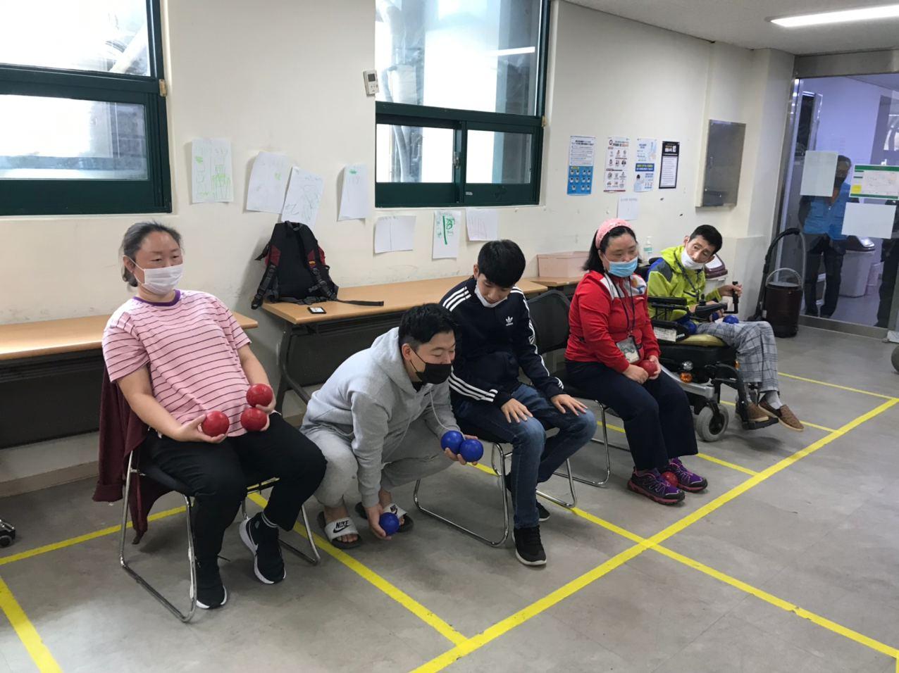 2020년 10월 5일_보치아 수업