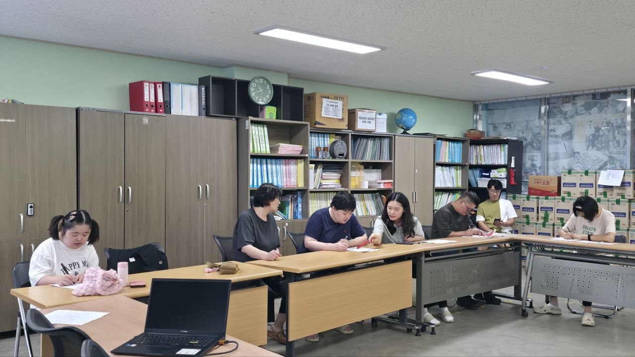 8월 수업 사진
