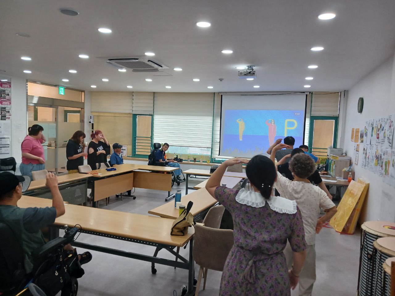 2024년 7월 8일(월) 원어로 알아보는 UN CRPD 수업사진입니다