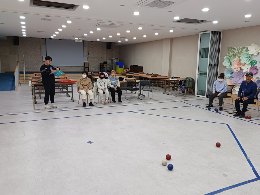 2024년 4월 15일(월) 보치아 수업 사진