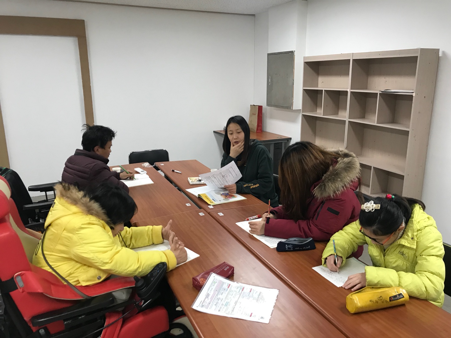 2018년 2월 19일 - 국어수업 사진