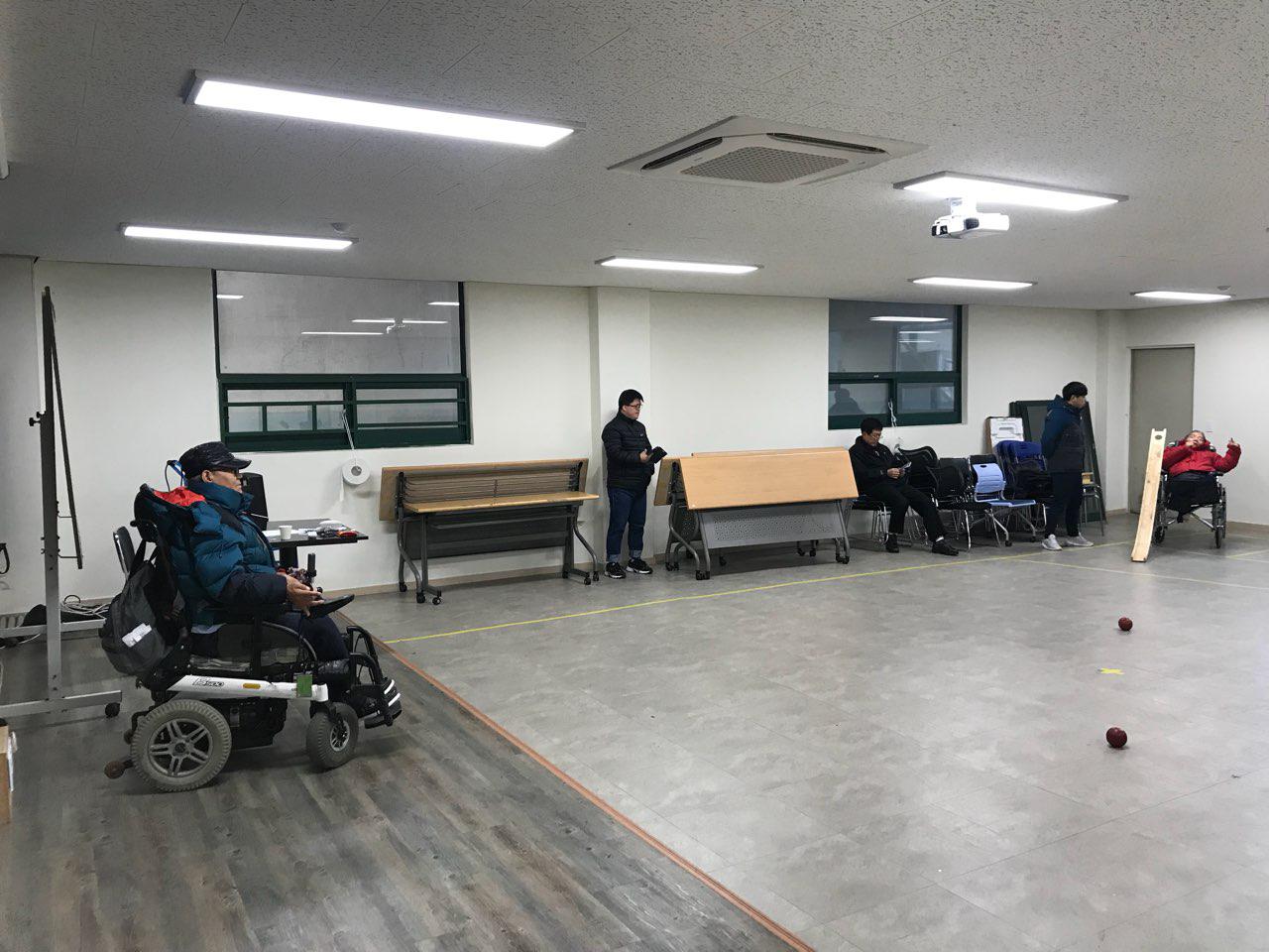 2018년 12월 10일 - 보치아수업 사진