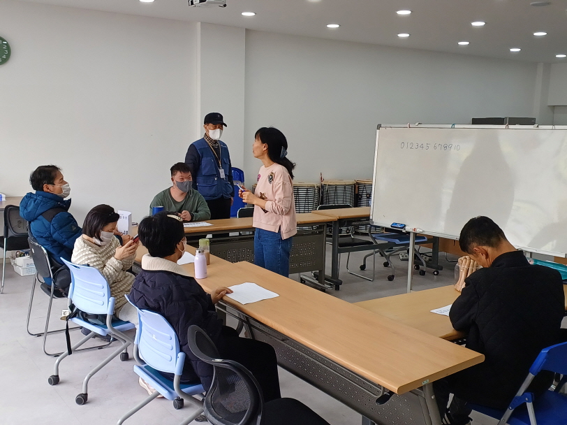 2024년 3월 12일(화) 문해 수학 수업 사진