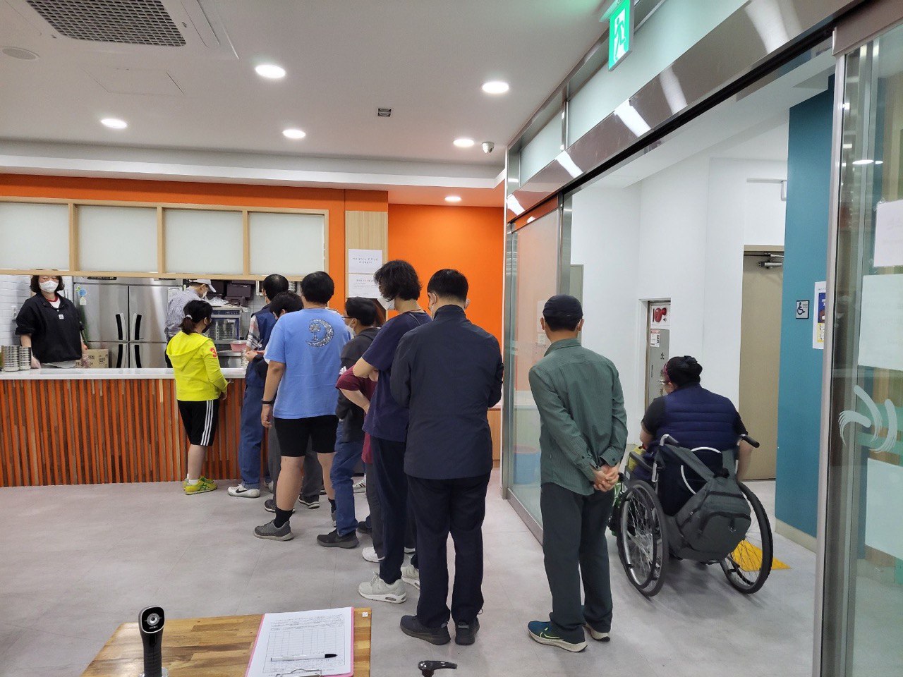 2022/05/10(화) - 식사시간(차조밥,고등어구이,얼갈이된장국,삶은단호박,시금치나물)