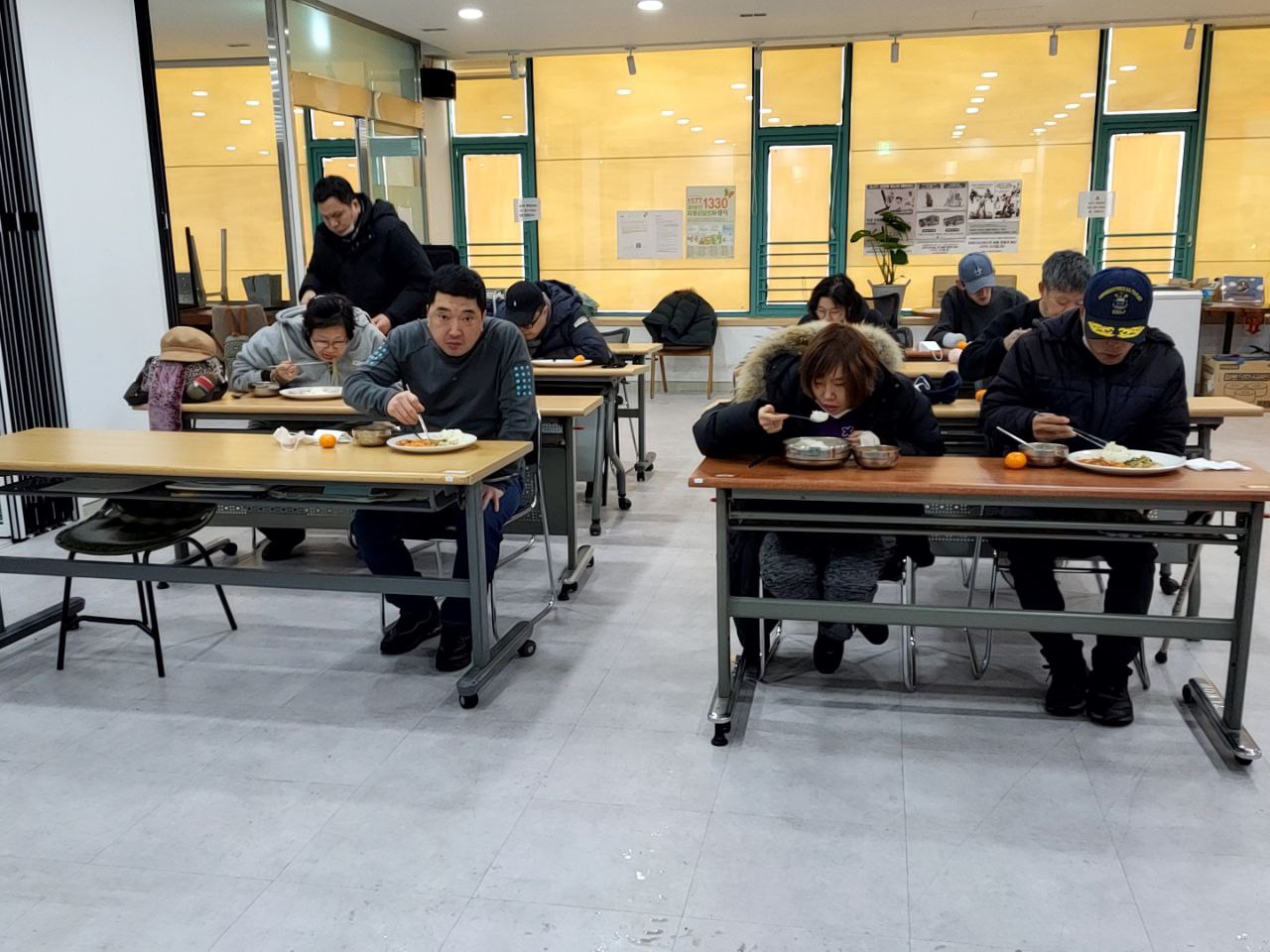 2023/1/26(목)- 점심식사(차돌된장찌개, 전통잡채...)