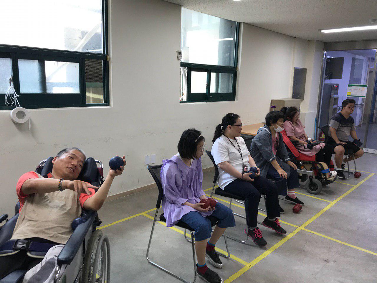 2019년 6월 24일 - 보치아수업 사진