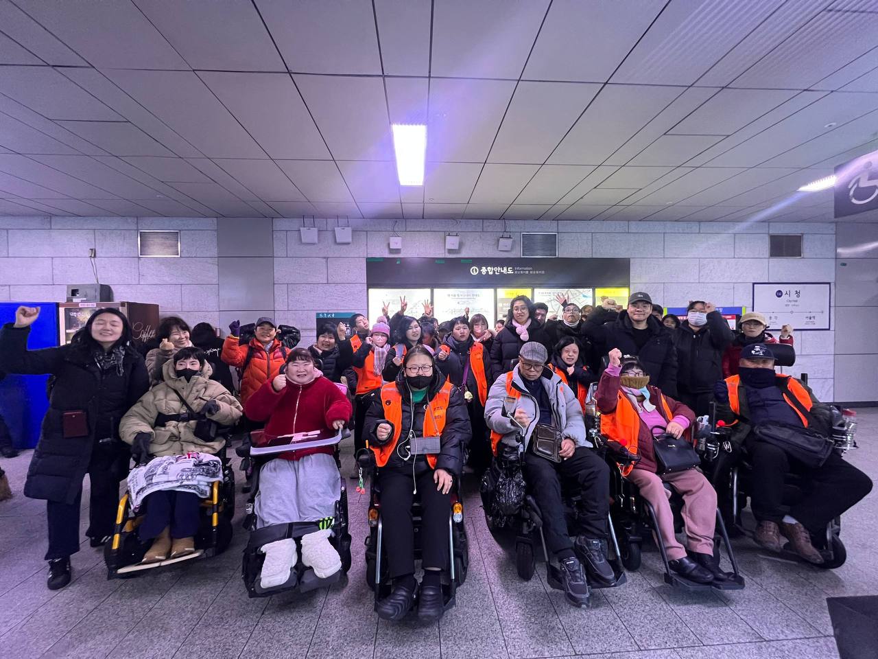 2월 12345 지하철 행동