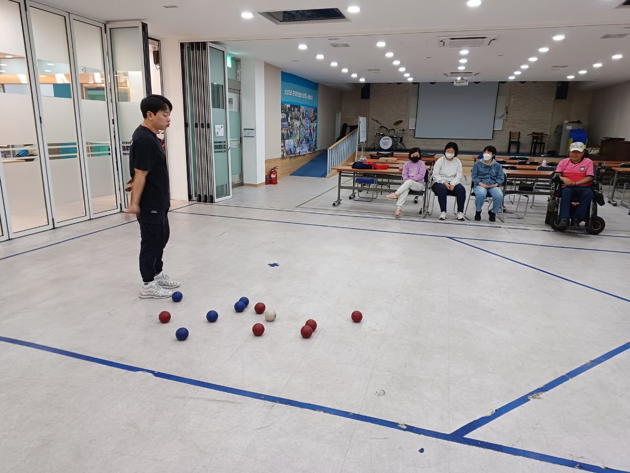 2024년 4월 29일(월) 보치아 수업