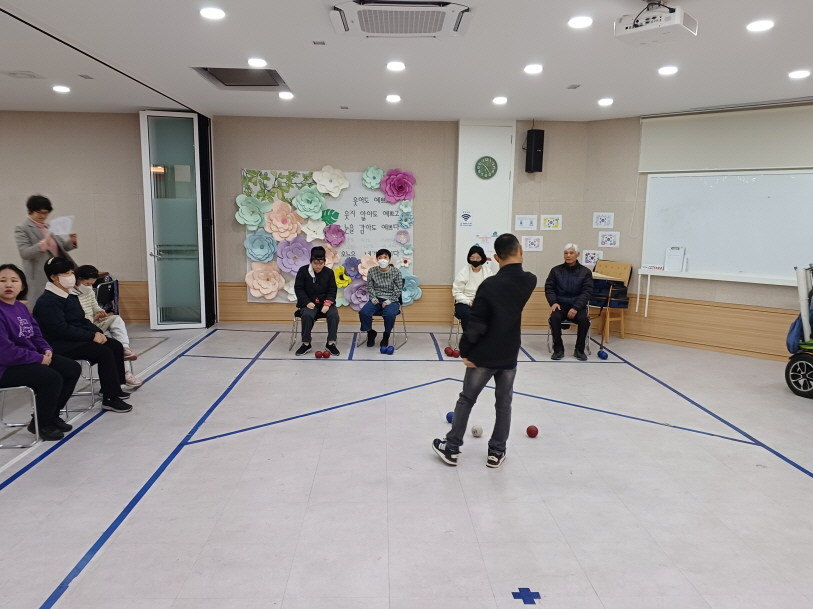2024년 3월 11일(월) 보치아 수업 사진