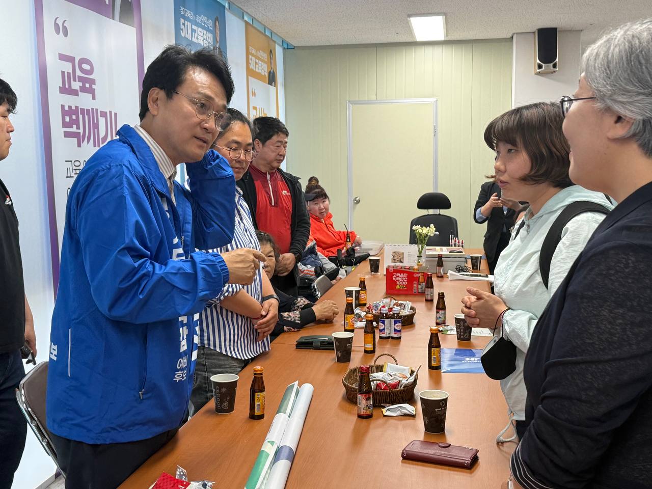 경기도교육감 후보 안민석 선거 현장
