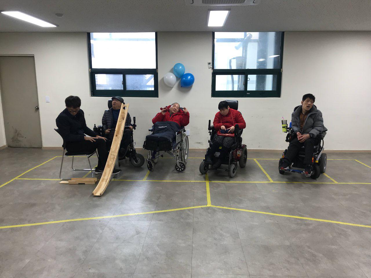 2018년 12월 17일 - 보치아수업 사진