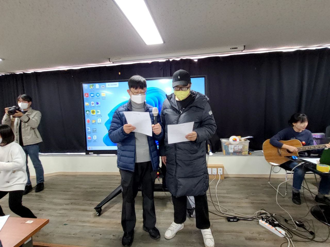 2022/11/18(금) - 김포마스다 노래배우기, 기타 학과 통합