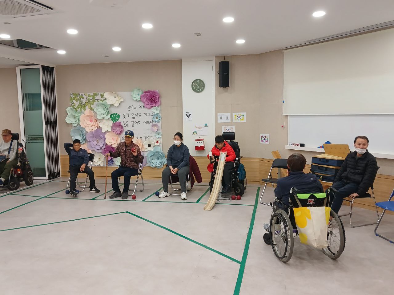 2024년 11월 18일(월) 보치아 수업사진