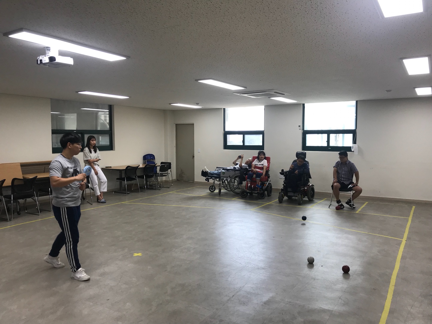 2018년 7월 19일 - 보치아수업 사진