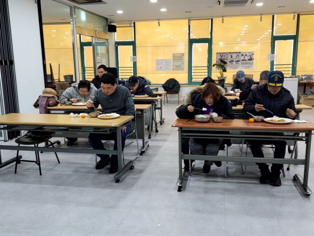 2023/1/26(목)- 점심식사(차돌된장찌개, 전통잡채...)