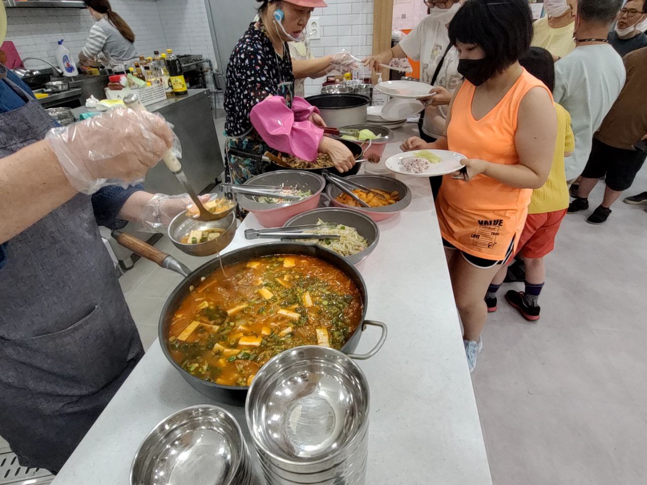 2022/07/25(월) - 점심식사(부대찌개...)