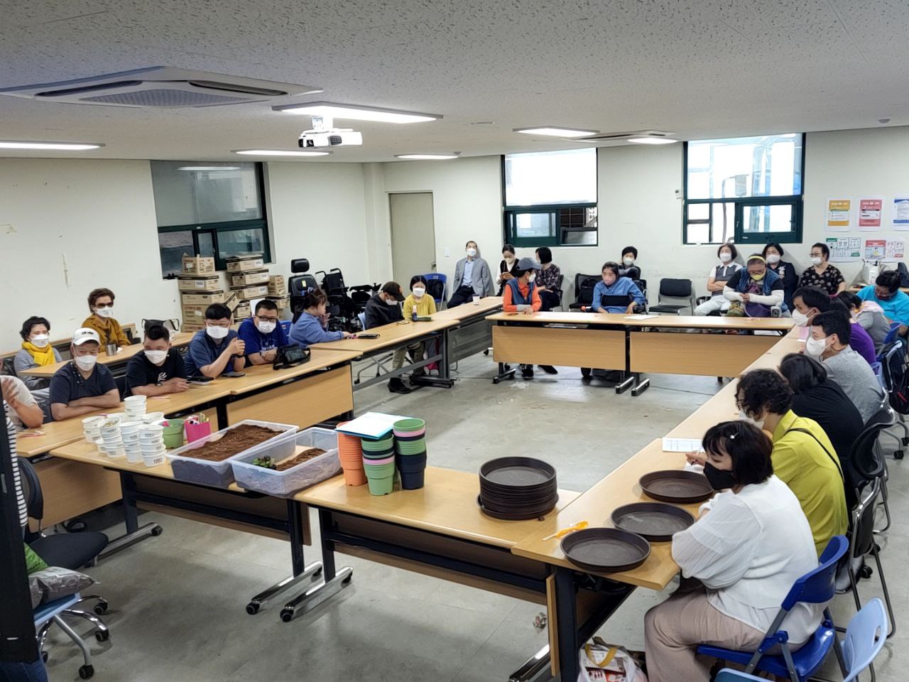 2022/09/13(화) - 원예(아삭이상추, 유럽상추 심기)