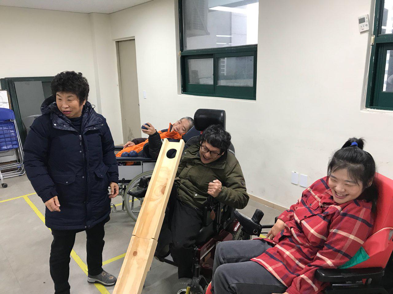 2018년 12월 3일 - 보치아수업 사진