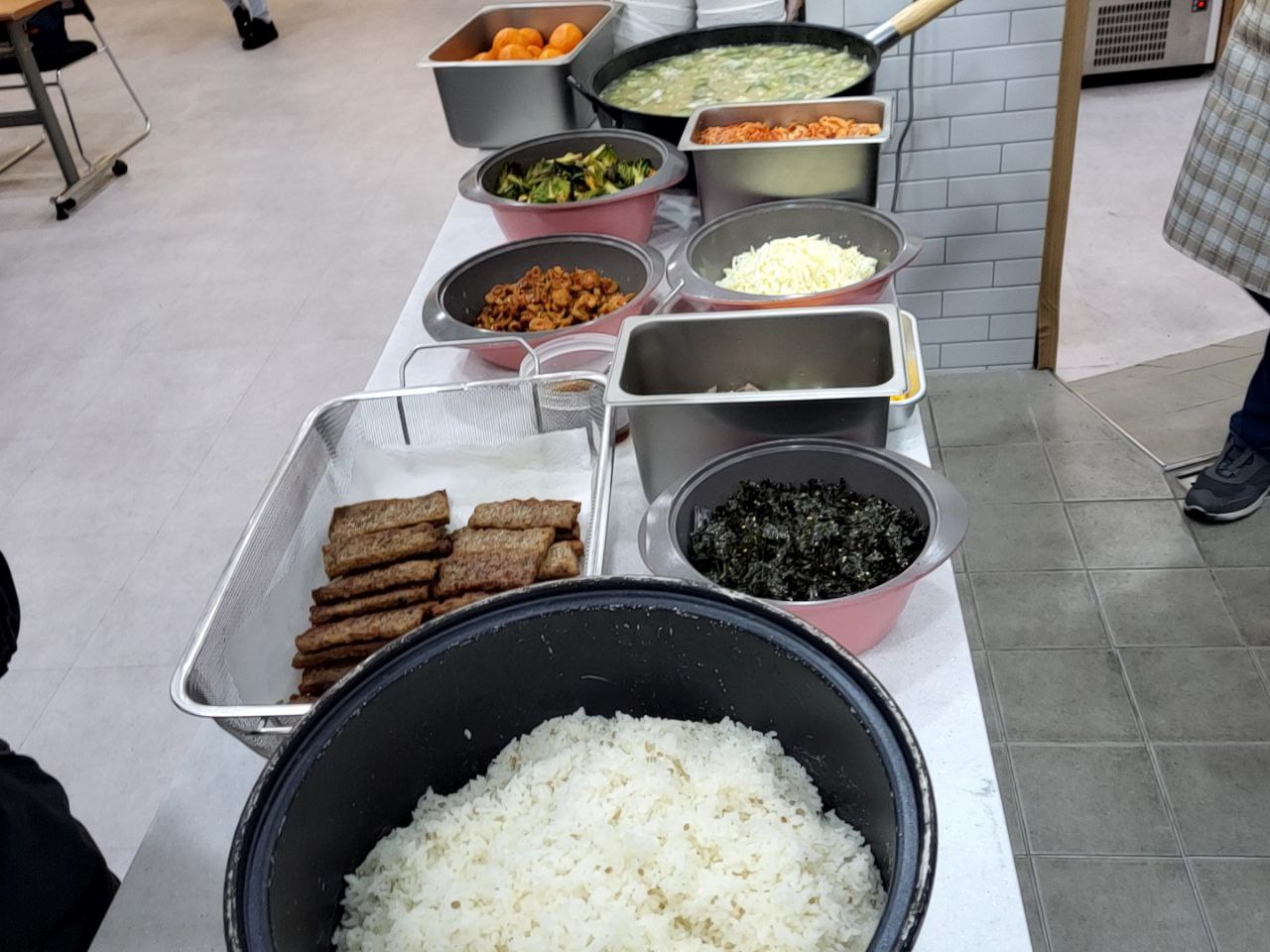 2023/1/20(금)- 점심식사(소고기떡국,구이김...)